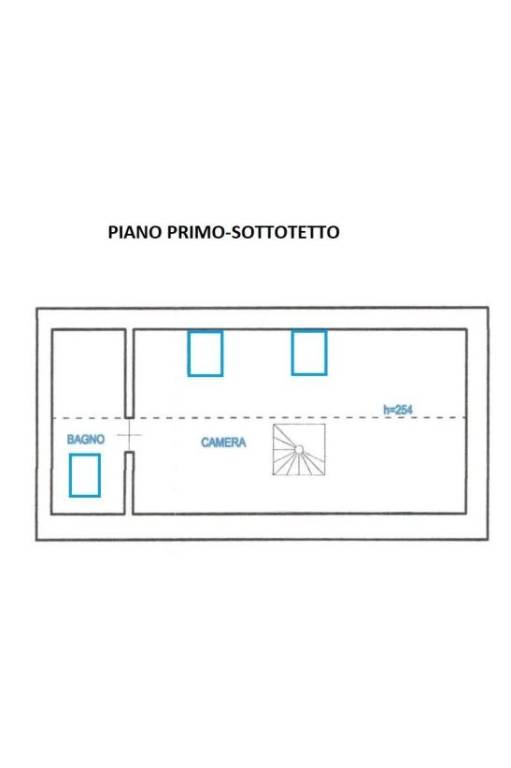 PIANO PRIMO-SOTTOTETTO