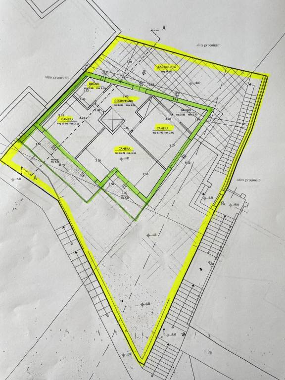 Planimetria Progetto P. 1°