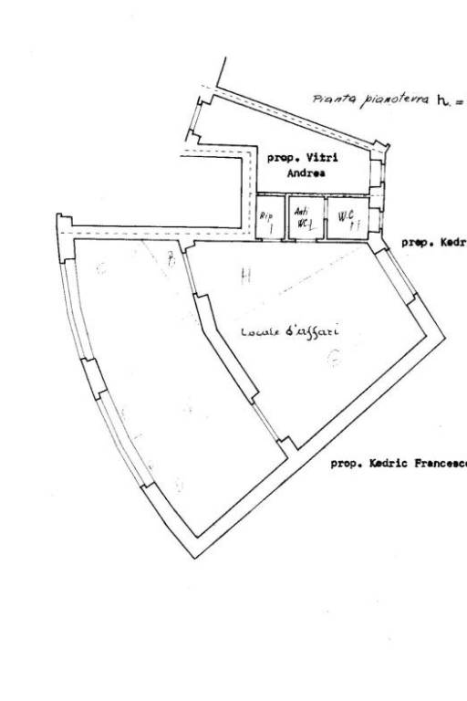 planimetria mascagni 5 BAR 1