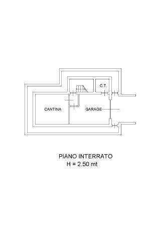 planimetria piano interrato