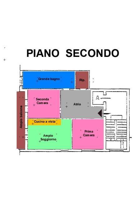 pianta piano secondo