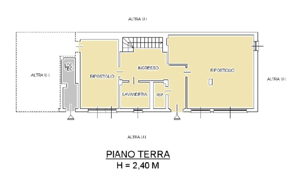 pianta piano terra col