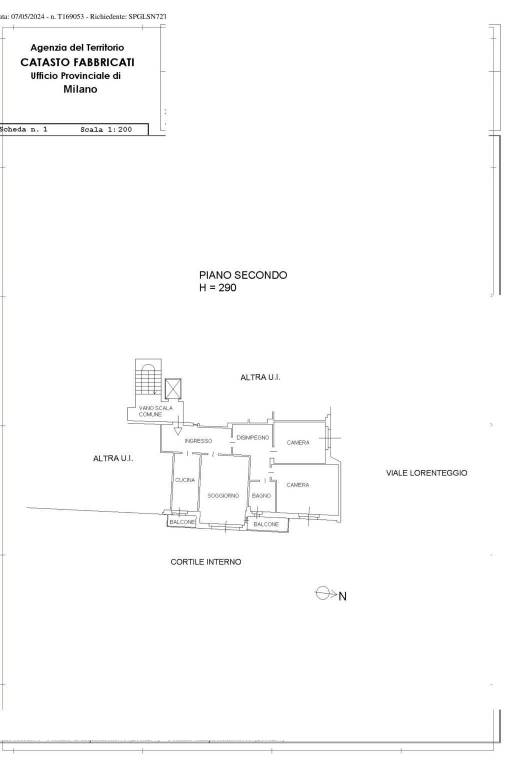 Planimetria commerciale Lorenteggio 31 1