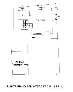 piantina piano seminterrato