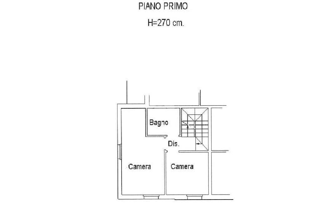 Planimetria piano primo