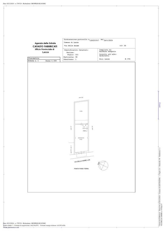 A3 Palnimetria Autorimessa e cortile 1