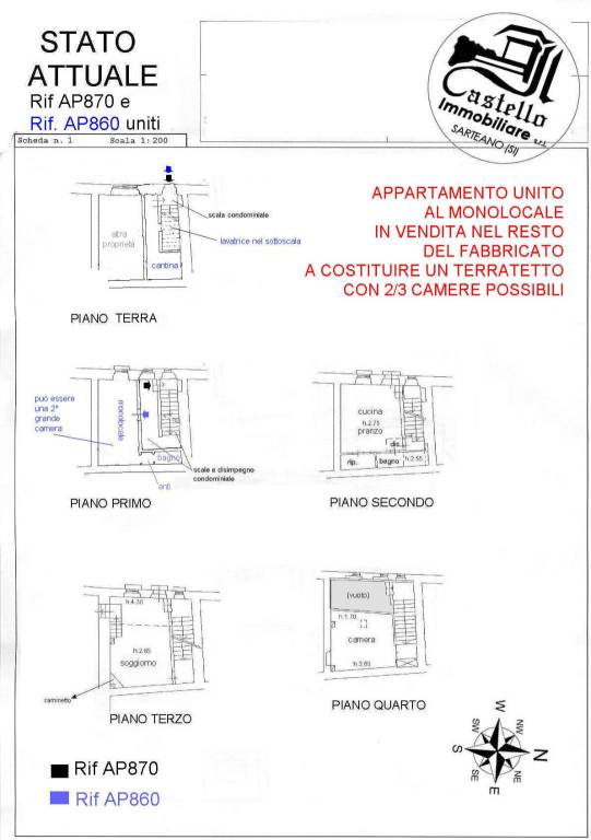 unione con altro appartamento