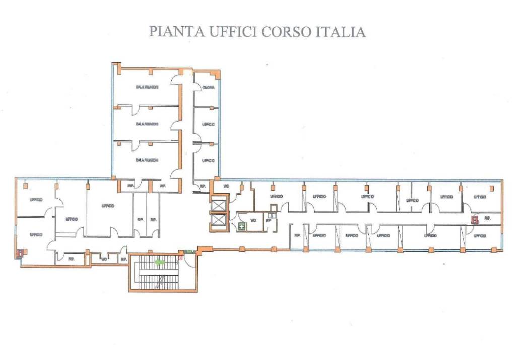 Planimetria Corso italia 17