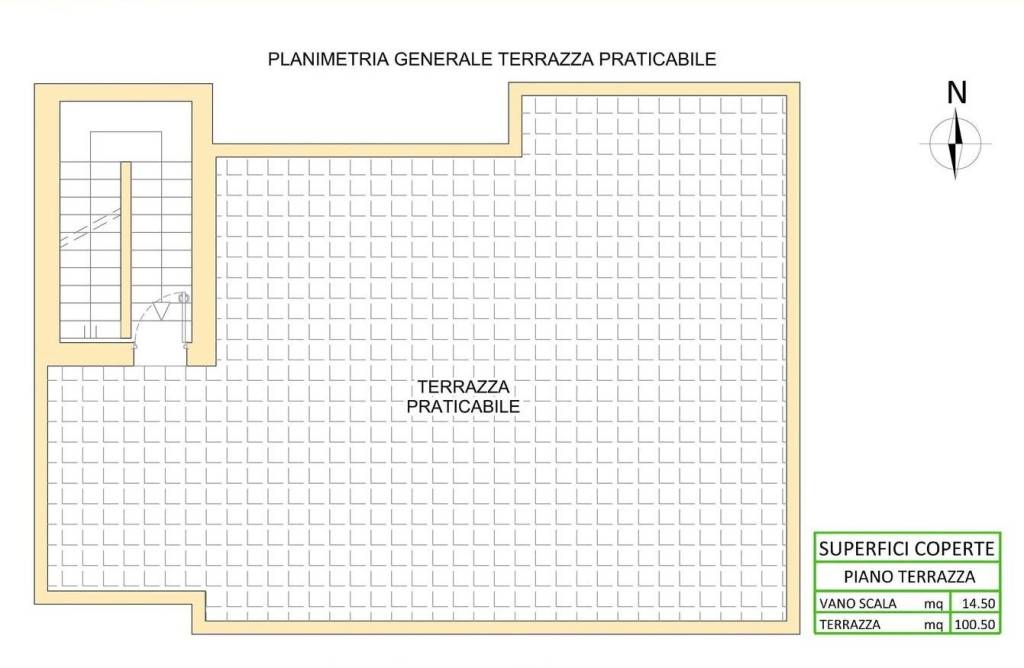 3 pln piano secondo terraza di copertura