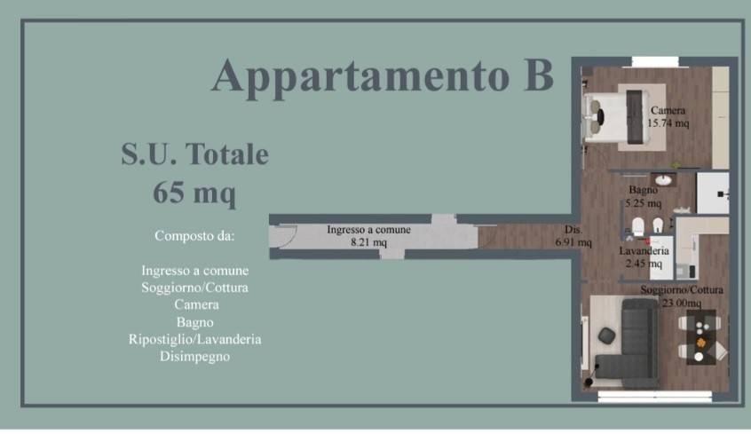 appartamento B