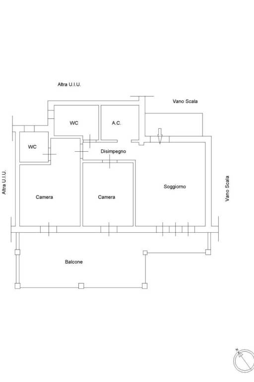 PLANIMETRIA ABITAZIONE 1