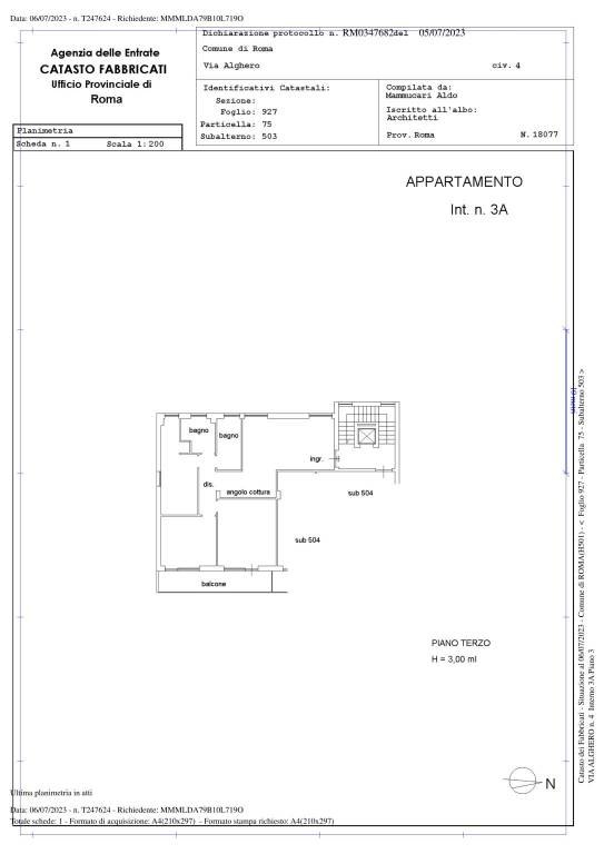 planimetria int. 3A 1