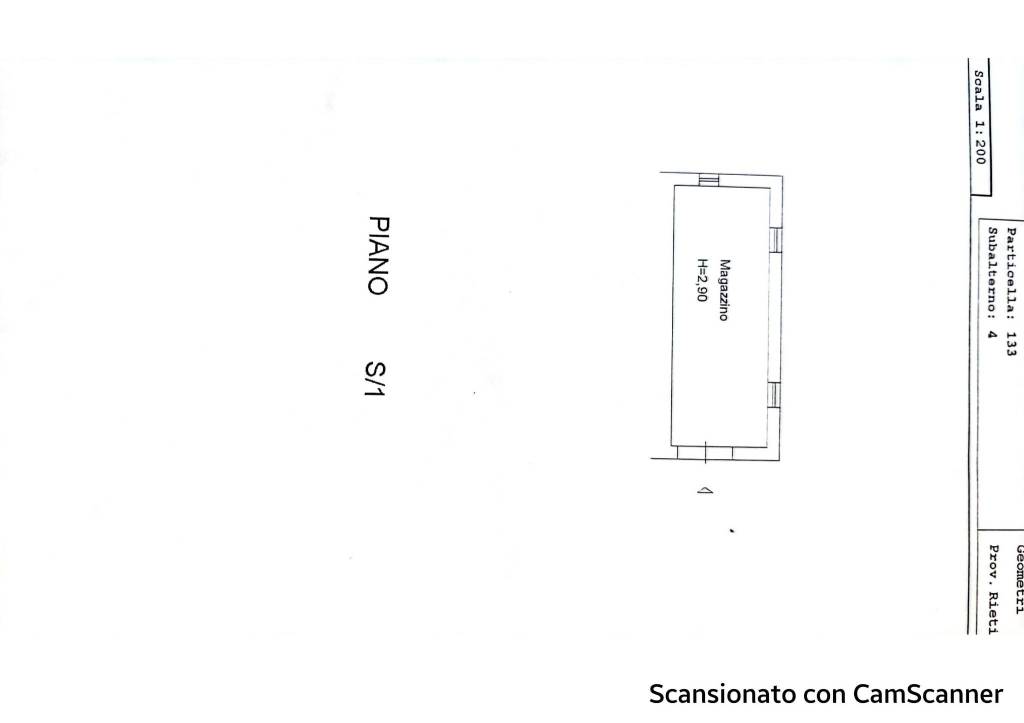 planimetria s/1 terra