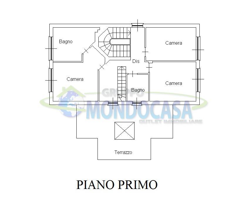 planimetria piano primo