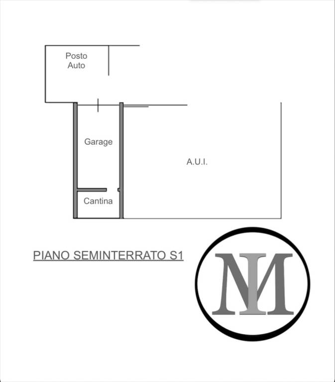 Planimetria Piano Seminterrato