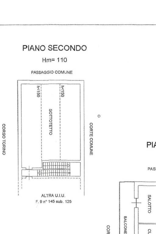 Planimetria Catasto Alloggio Corso Torino 41 _page