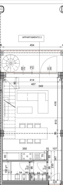 planimetria trilocale piano terra 1