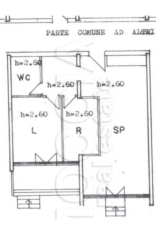 trilocale con un bagno