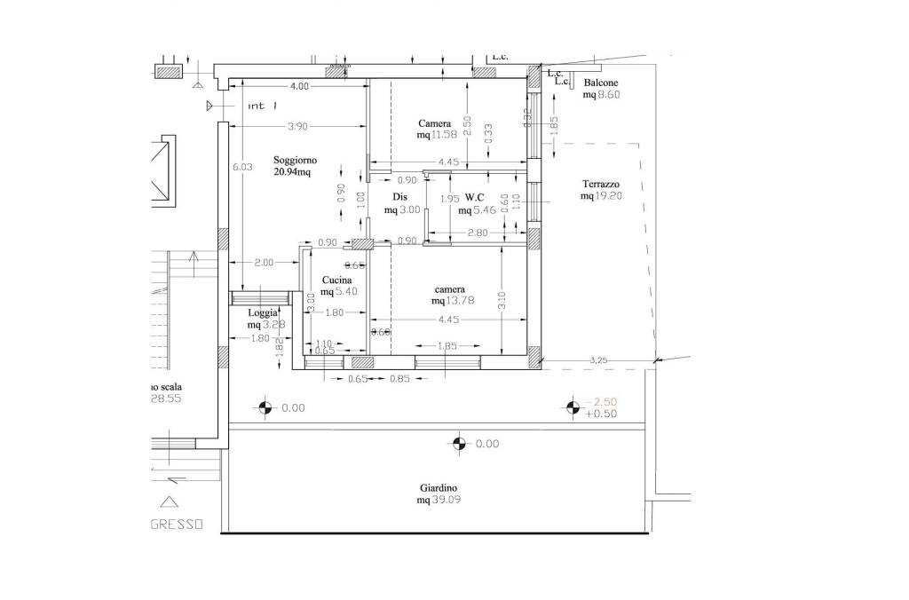 APPARTAMENTI CON GIARDINO FABB B-001