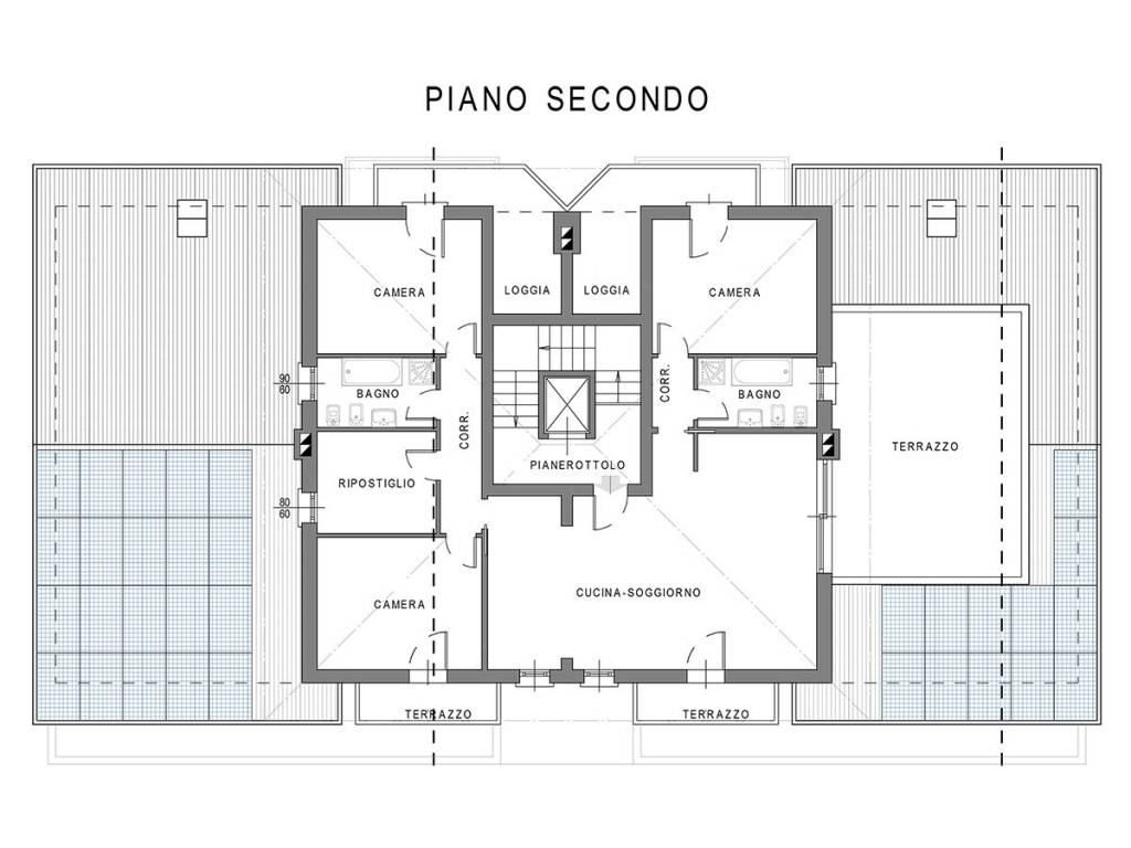 pianta piano secondo