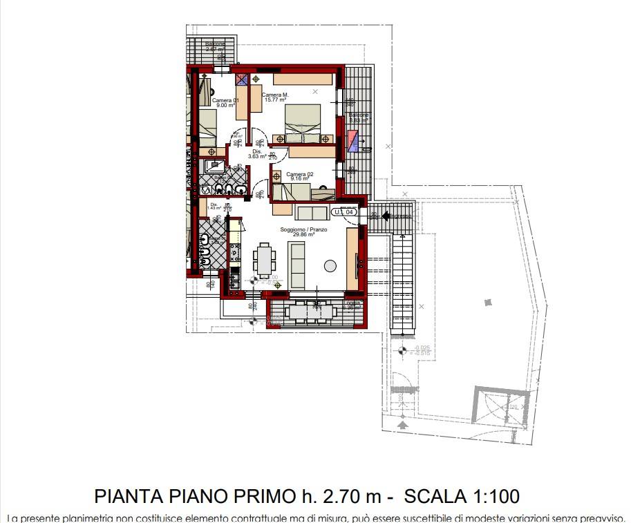 Planimetria quadrilocale 1