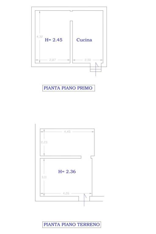 Planimetria app da ristrutturare internet