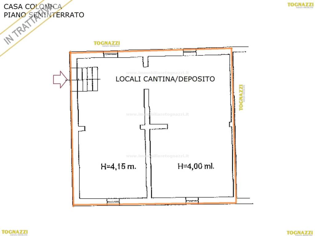 Casa Colonica - Piano Seminterrato