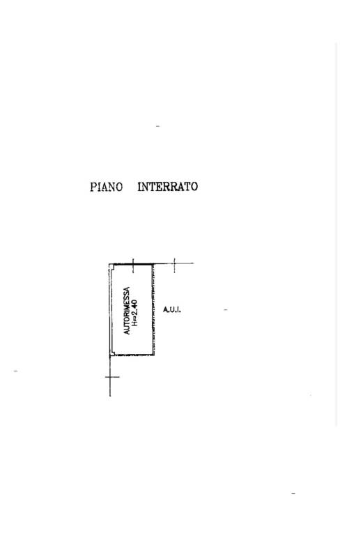 Piano interrato