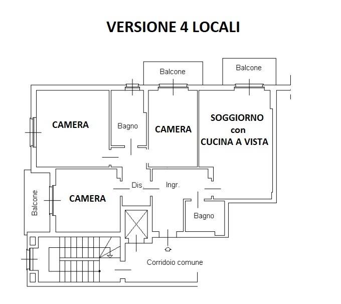 plan. manzoni 14 - 4 locali