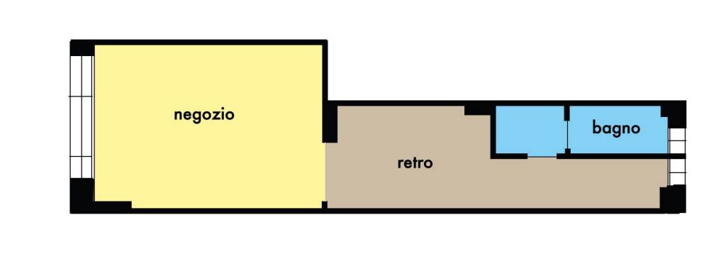 Planimetria negozio_