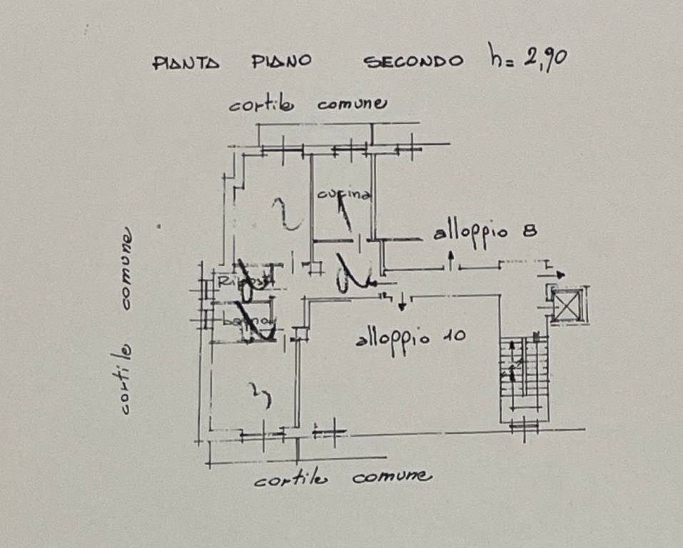 plan alloggio