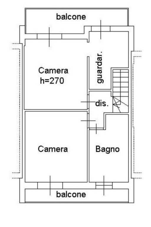 Plan CA.1796 piano 1°