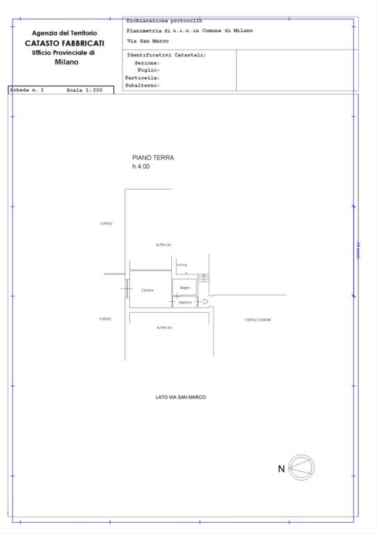 scheda catastale 1