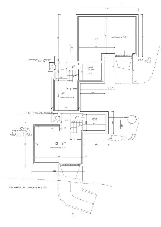 b1) Pianta piano interrato - nuova sistemazione_pa