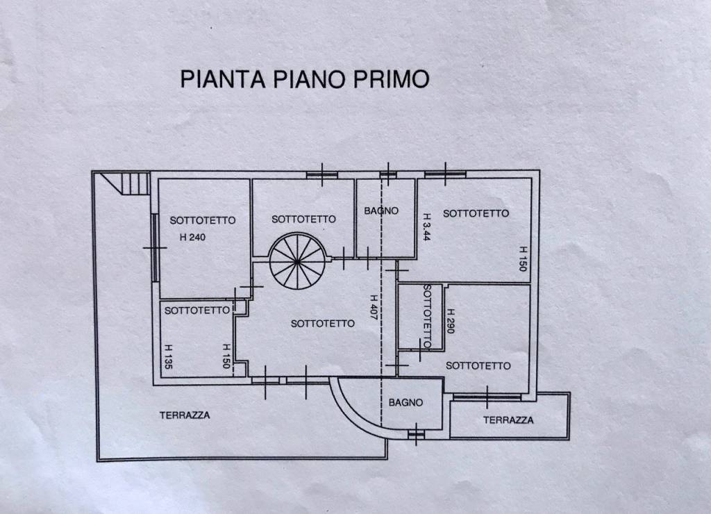 Planimetria primo piano