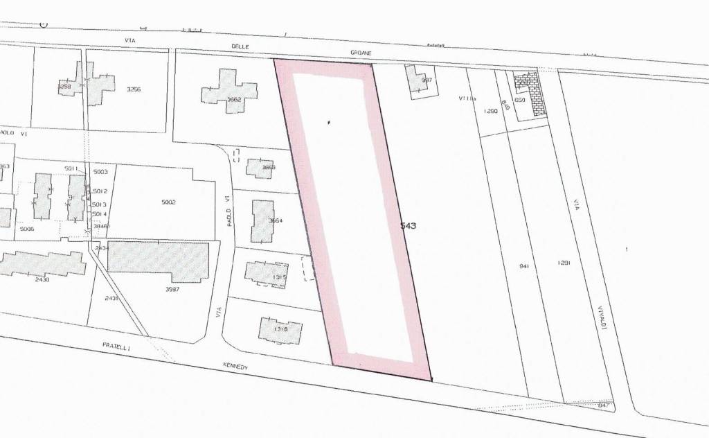 ESTRATTO DI MAPPA LOTTO TERRENO