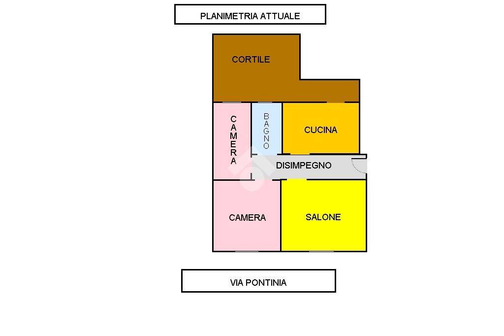 Planimetria via Pontinia