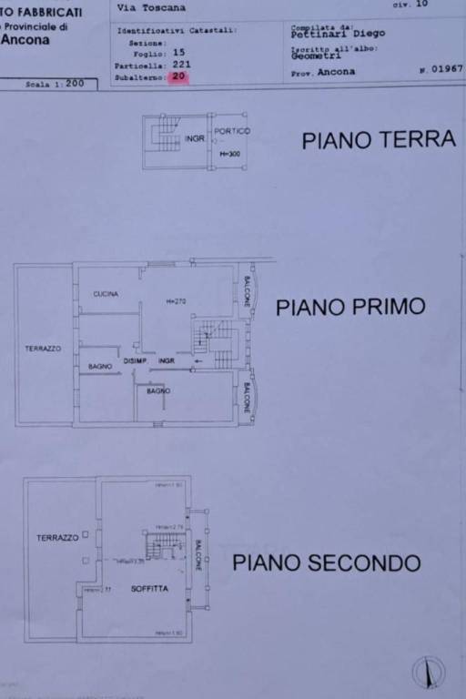 Catasto fabbricati 1-2 piano 1