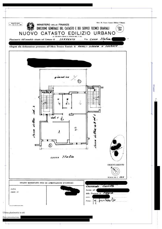 PLANIMETRIA per immobiliare 1