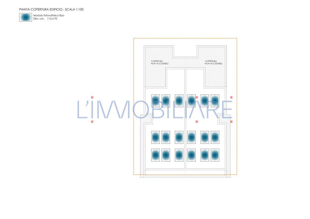 planimetria copertura fotovoltaico