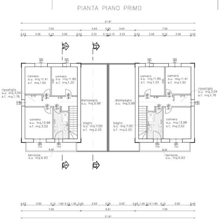 planimetria gasci