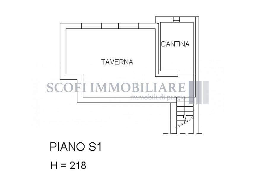 Planimetria piano interrato