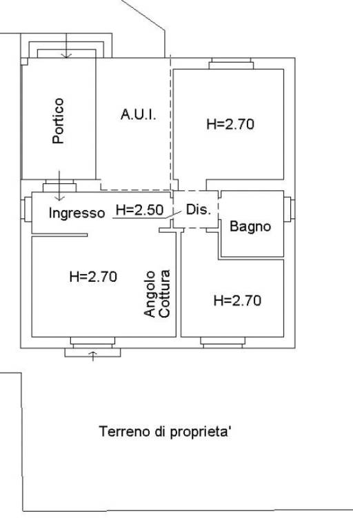 Planimetria abitazione piano terra