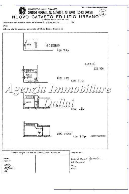 Planimetria appartamento