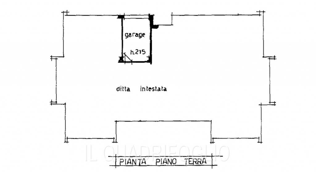 planimetria garage wm