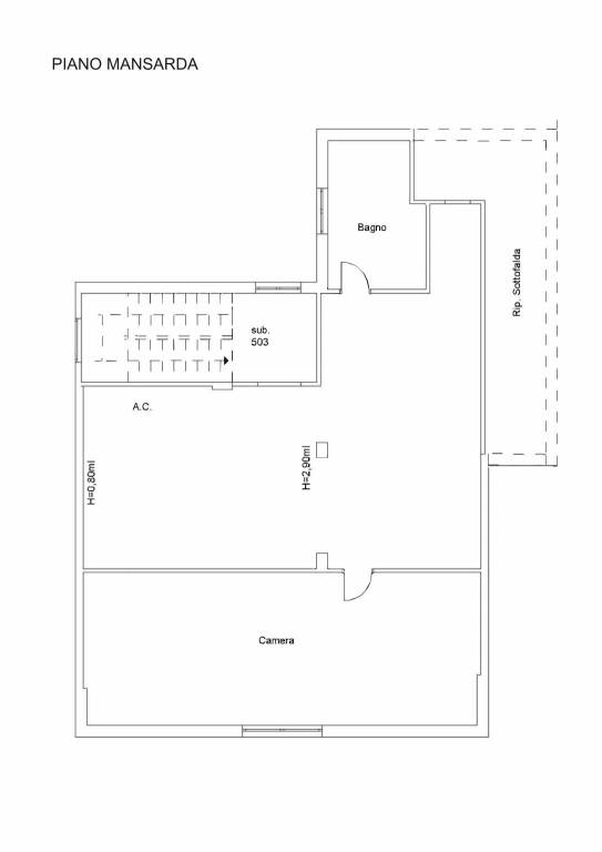 plan piano mansarda 1