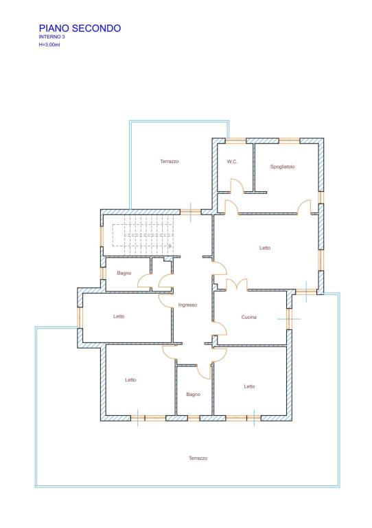 plan piano secondo 1