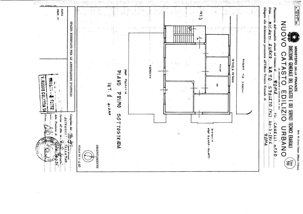 Via Canelli, 50 Planimetria Appartamento-291120231