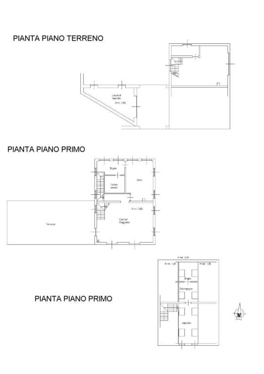 Planimetrie Strada Tetti Canapè 2