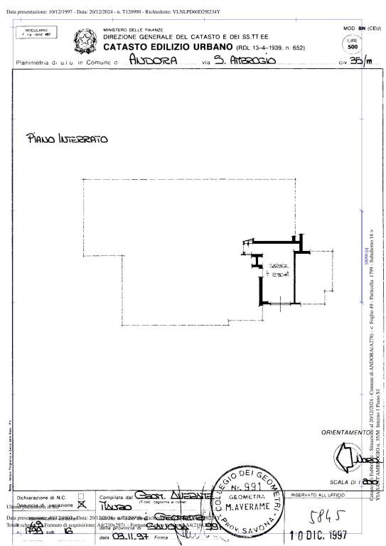 planimatria garage 1